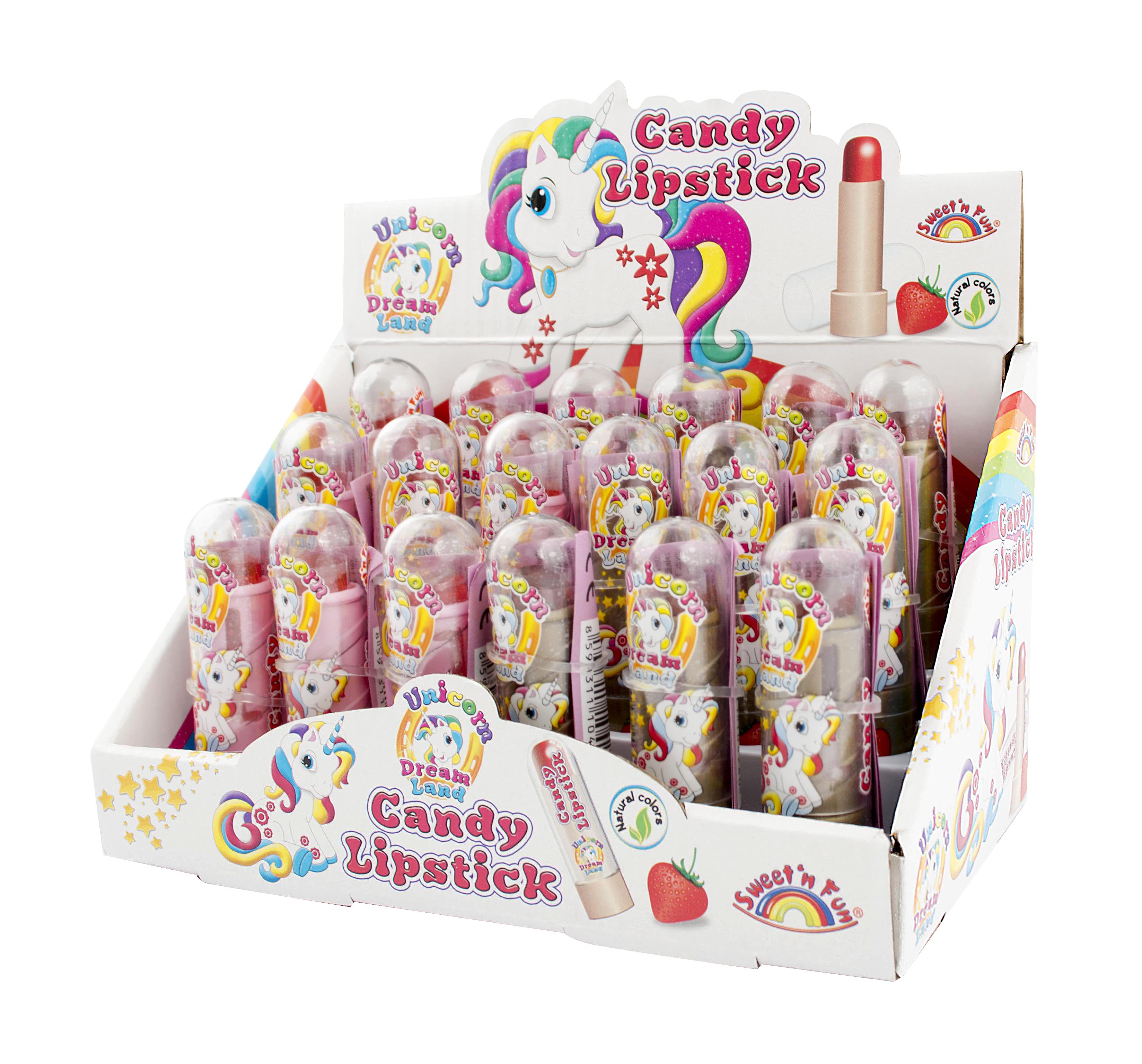 Unicorn Candy Lipstick lízanka 6g 