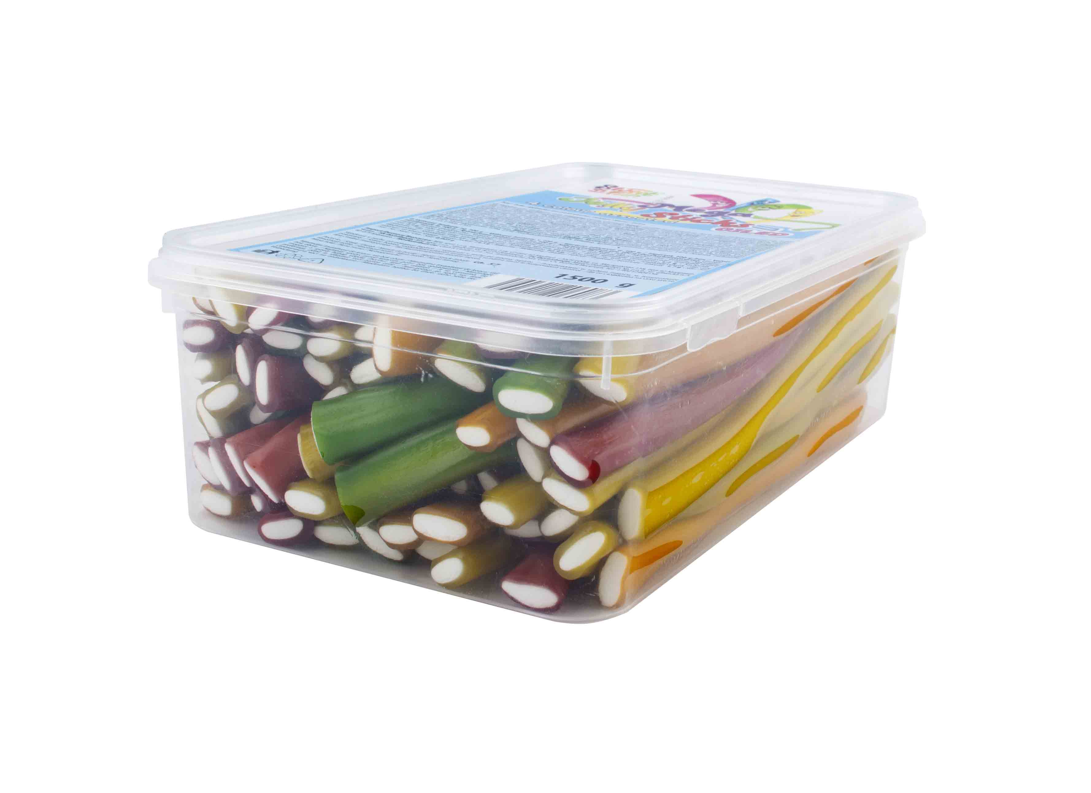 Mega Jelly stick 4 farebné pelendreky - 57 ks
