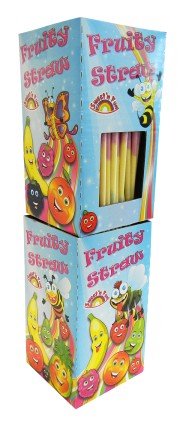 Fruty Straws slamky s práš. - 140 ks