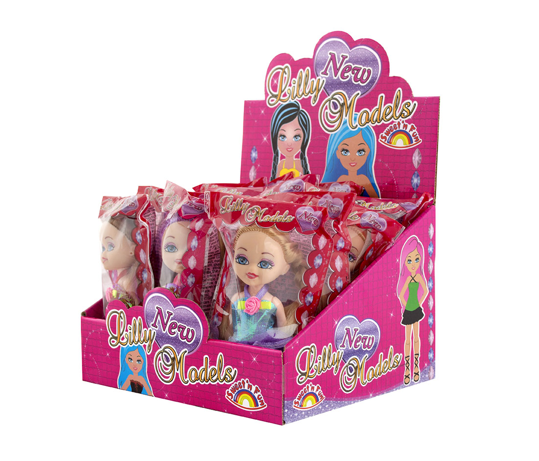 Lilly Models bábika s cukrovinka - 12 ks