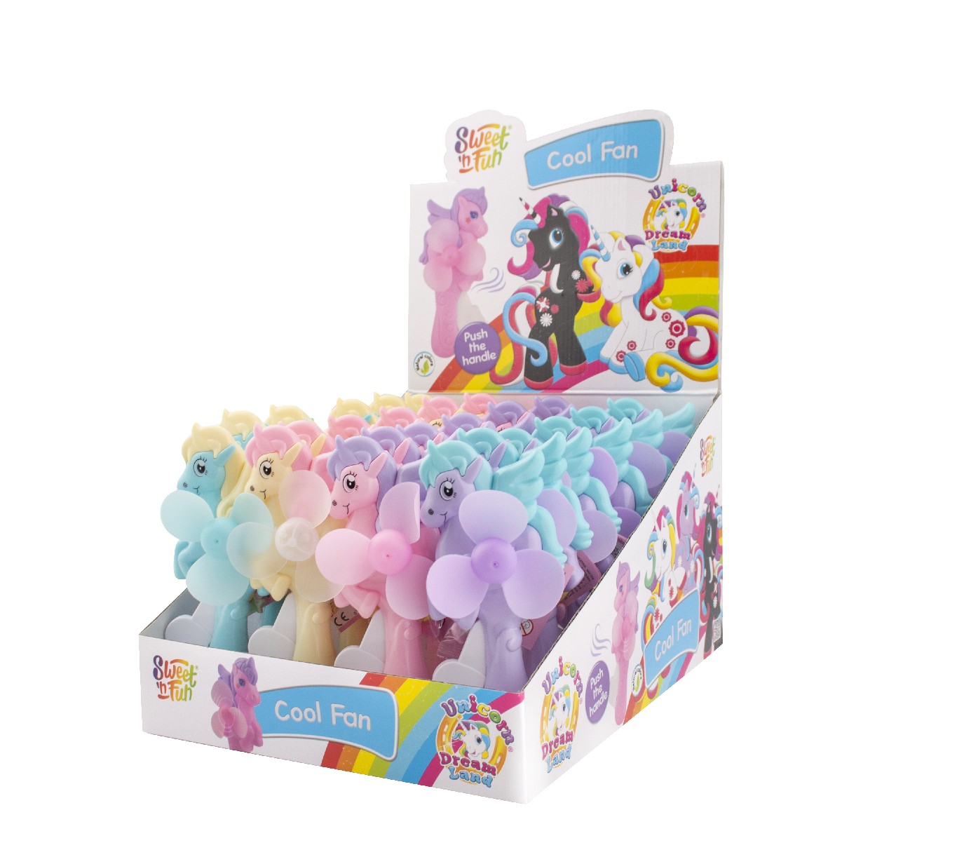 Unicorn Cool Fan s cukr. - 24 ks