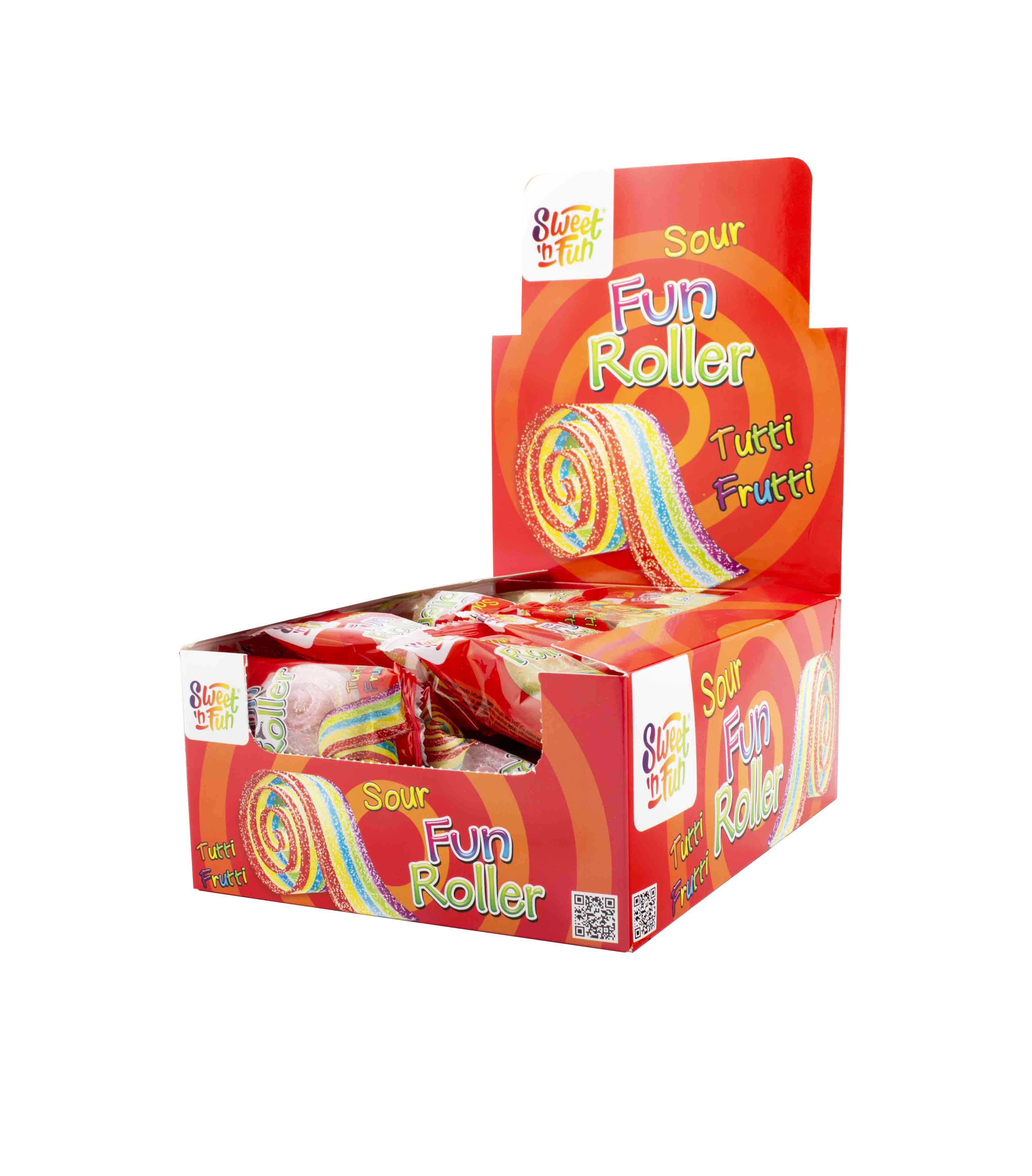 Fun Roller tutti frutti želé pásik - 40 ks