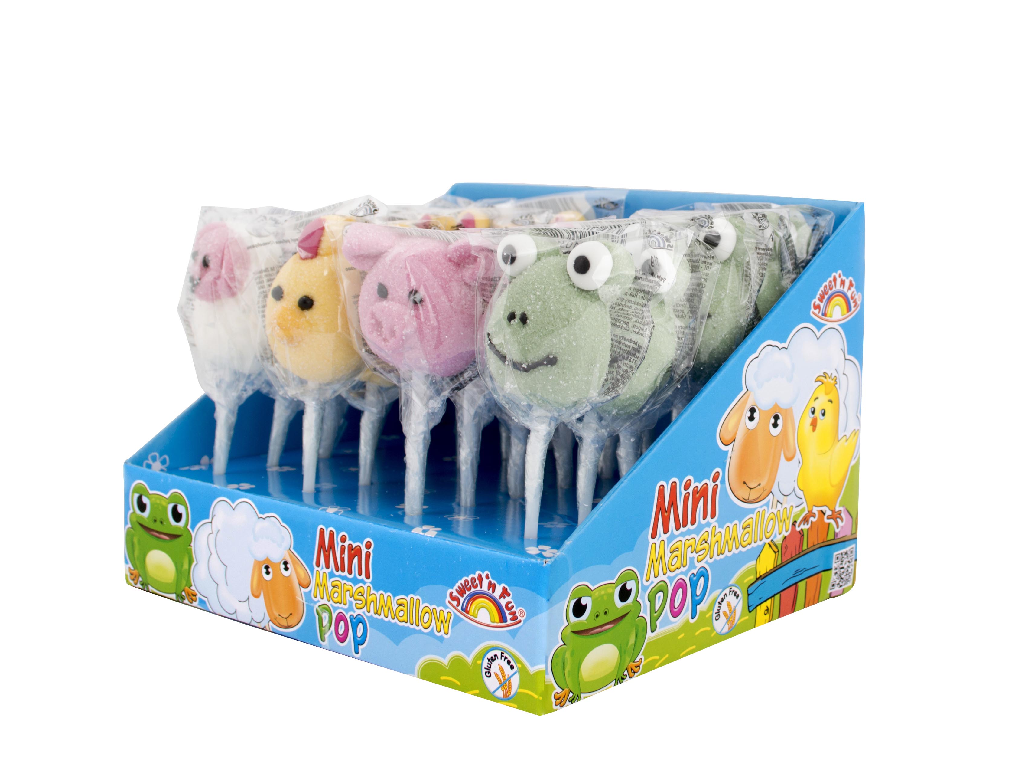 Mini Marshmallow pop lízanka - 24 ks