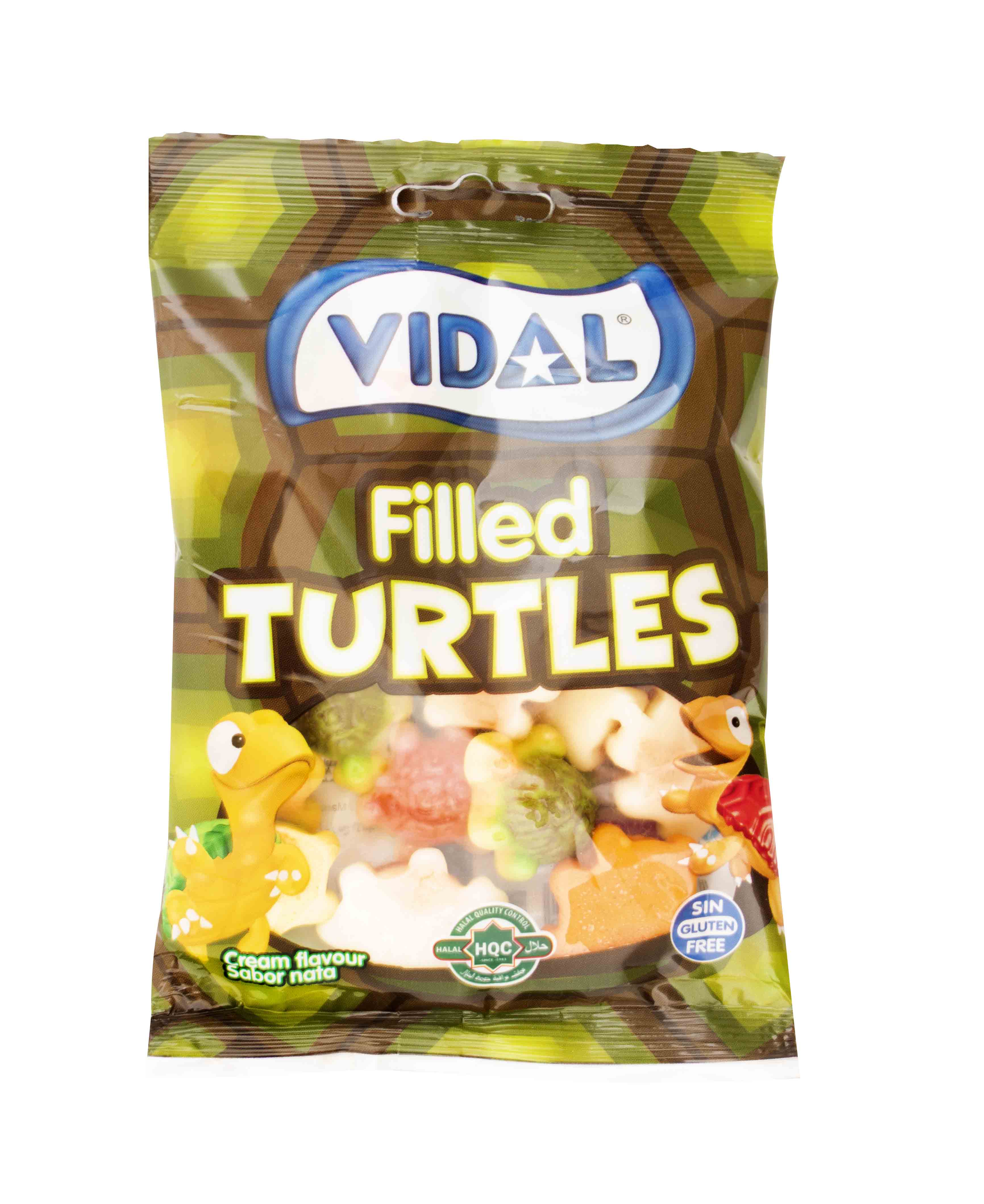 Turtles plnené želé - 14 ks