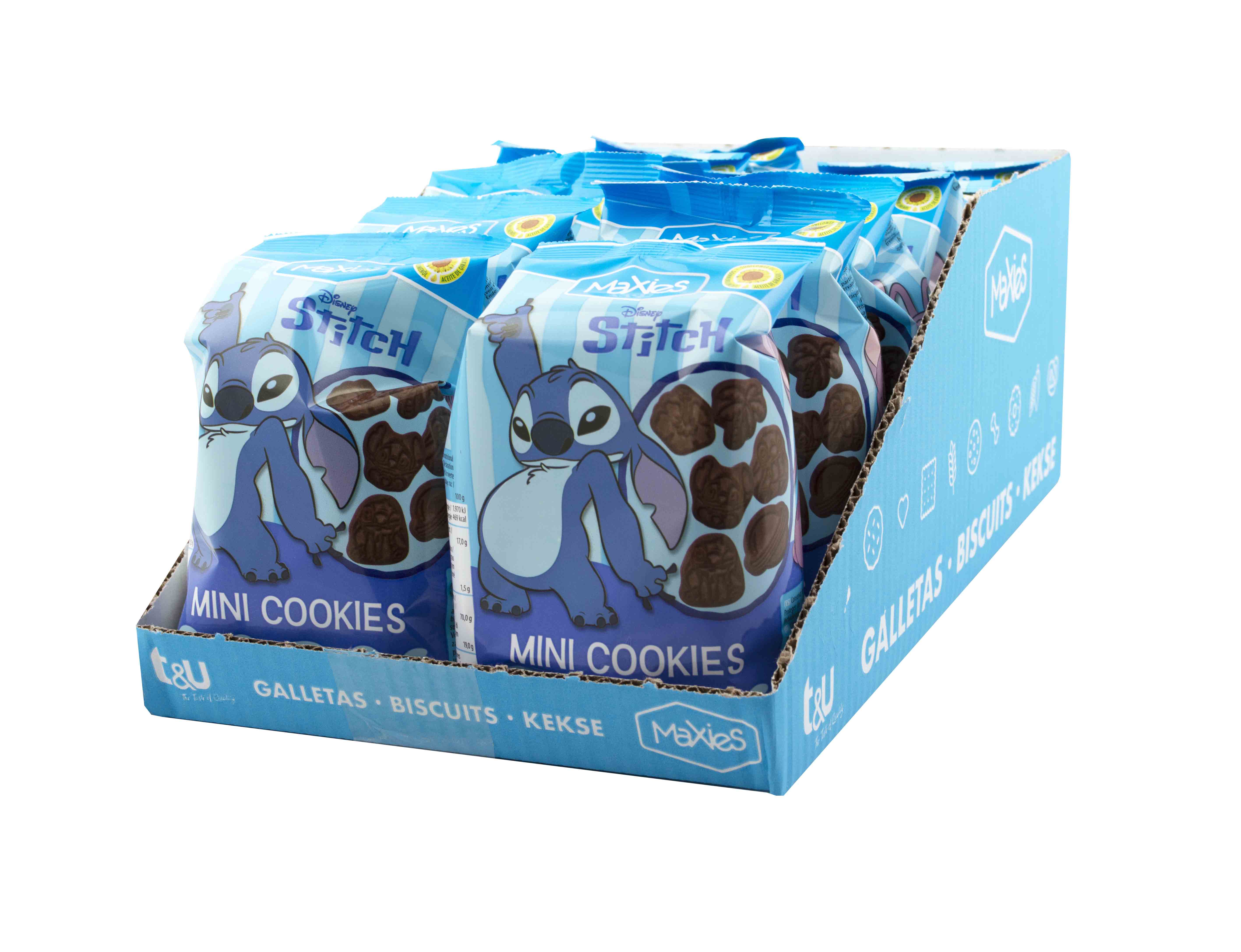 Stitch Mini Choco sušienky - 12 ks