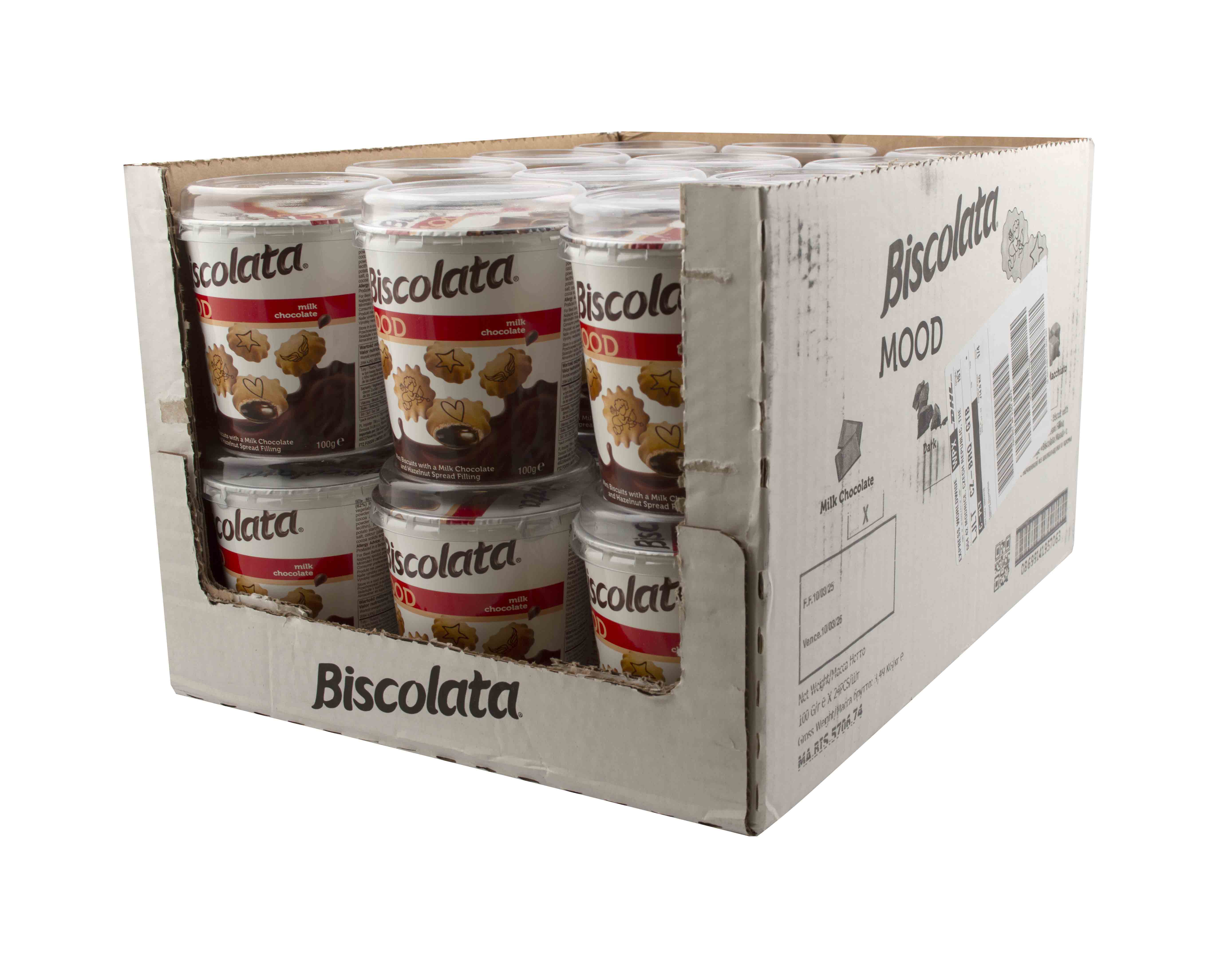 Biscolata Mood chocolate - 24 ks