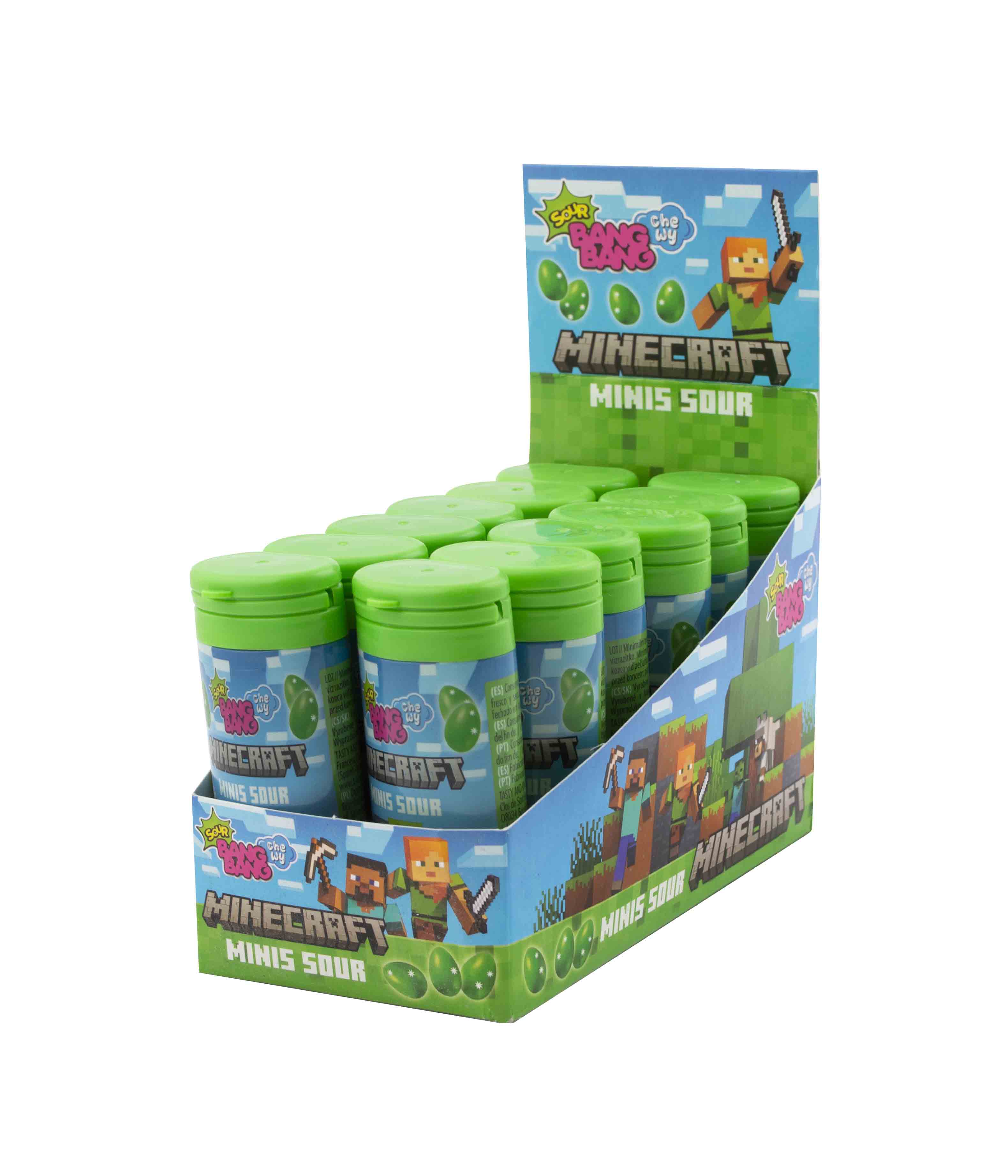 Minecraft Minis kyslé cukríky - 12 ks