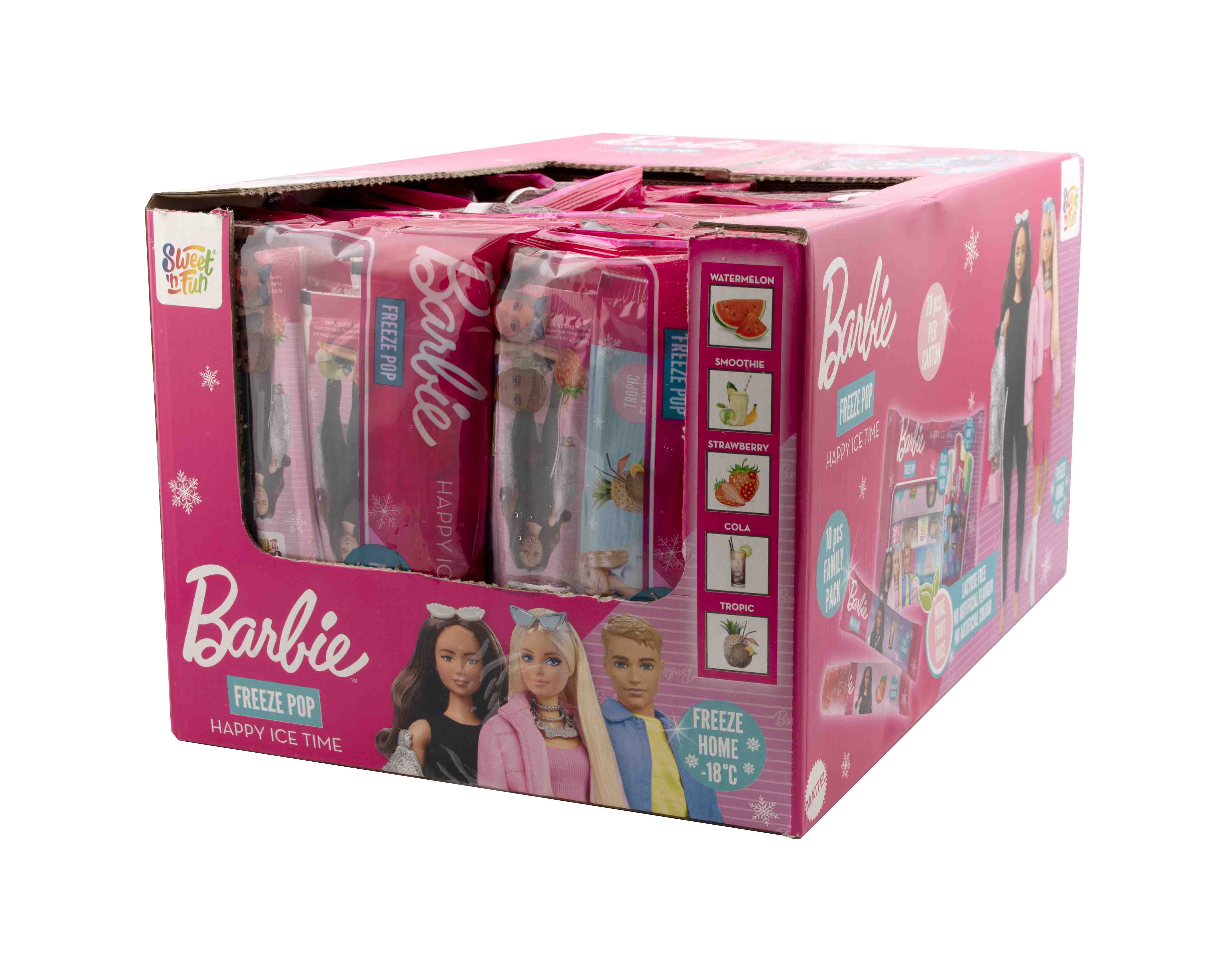 Barbie Freeze Pop NEW Multipack - (10 x 50ml) - 20ks