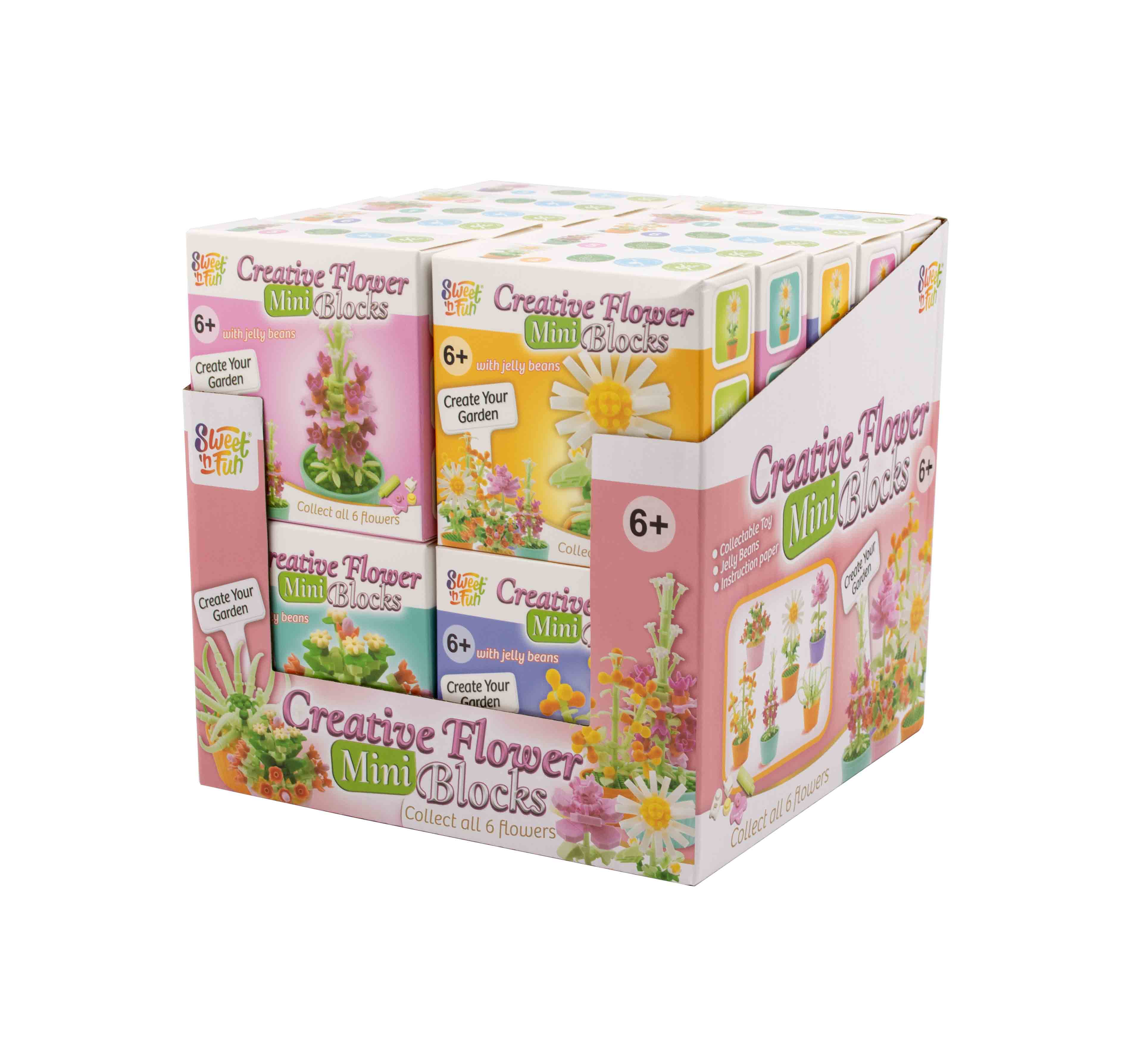 Creative Flower Mini Blocks s cukr. - 20 ks
