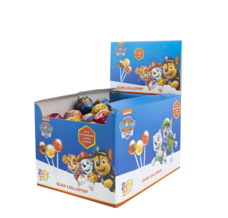 Paw Patrol Gum Lollipop - 100 ks