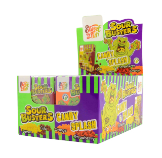 Sour Busters Candy Splash cukríky - 16 ks