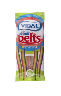 VIDAL 90g pásiky kyslé duhové - 14 ks