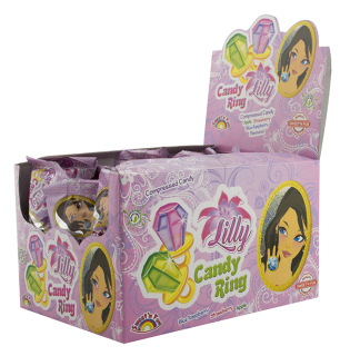 Lilly Candy Ring lízanka - 48 ks