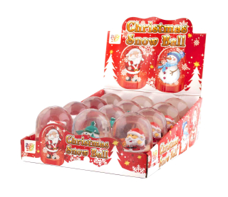 Christmas Snow Ball, hračka s cukr.5g