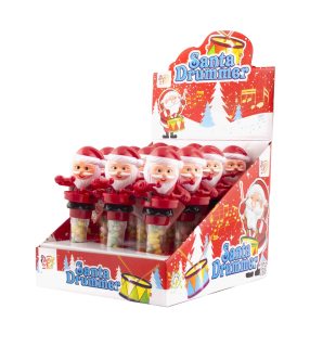 Santa Drummer s cukríkmi 8g